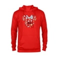thumbnail image 1 of Disney Minnie Mouse Disney Mum Icon Flowers Mother’s Day - Pullover Hoodie for Adults - Customized-Red, 1 of 5