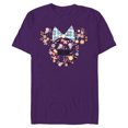 thumbnail image 1 of Disney Minnie Mouse Disney Mum Icon Flowers Mother’s Day - Short Sleeve Blended T-Shirt for Adults - Customized-Purple, 1 of 5