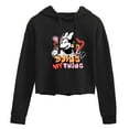 thumbnail image 1 of Disney - Minnie Mouse - Doing My Thing - Juniors Cropped Pullover Hoodie, 1 of 5