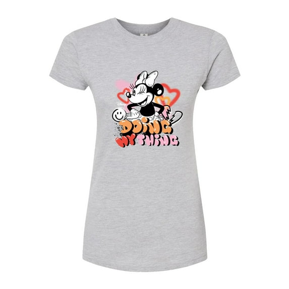 Disney - Minnie Mouse - Doing My Thing - Juniors Fitted Graphic T-Shirt
