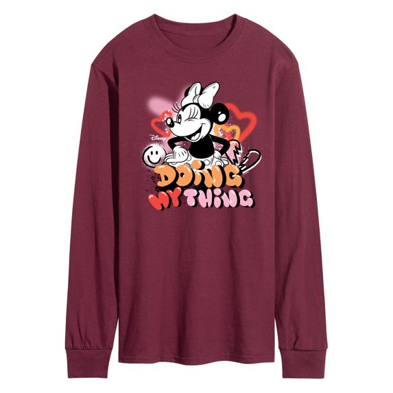 Disney - Minnie Mouse - Doing My Thing - Men's Long Sleeve T-Shirt