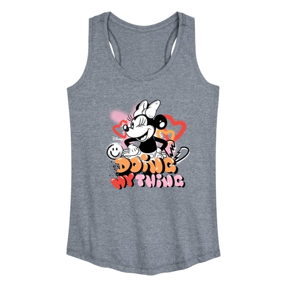 Disney - Minnie Mouse - Doing My Thing - Women's Racerback Tank Top