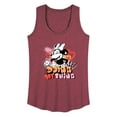 thumbnail image 1 of Disney - Minnie Mouse - Doing My Thing - Women's Racerback Tank Top, 1 of 4