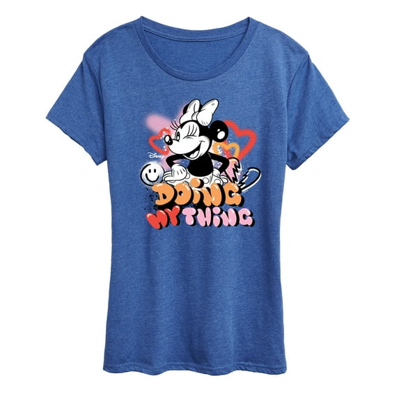 Disney - Minnie Mouse - Doing My Thing - Women's Short Sleeve Graphic T-Shirt