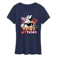 thumbnail image 1 of Disney - Minnie Mouse - Doing My Thing - Women's Short Sleeve Graphic T-Shirt, 1 of 5