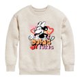 thumbnail image 1 of Disney - Minnie Mouse Doing My Thing - Youth Crewneck Fleece Sweatshirt, 1 of 5