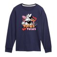 thumbnail image 1 of Disney - Minnie Mouse Doing My Thing - Youth Long Sleeve Graphic T-Shirt, 1 of 5