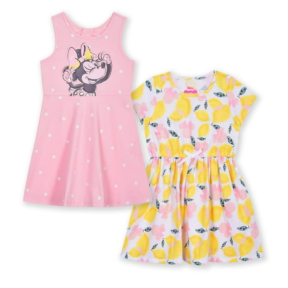 Disney Minnie Mouse Dress (Girls) 2 Pack, Sizes 2T-6X