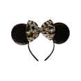 thumbnail image 1 of Disney- Minnie Mouse Ears Bow Headbands, Girl's Fashion Cheetah Sequin, 1 of 3