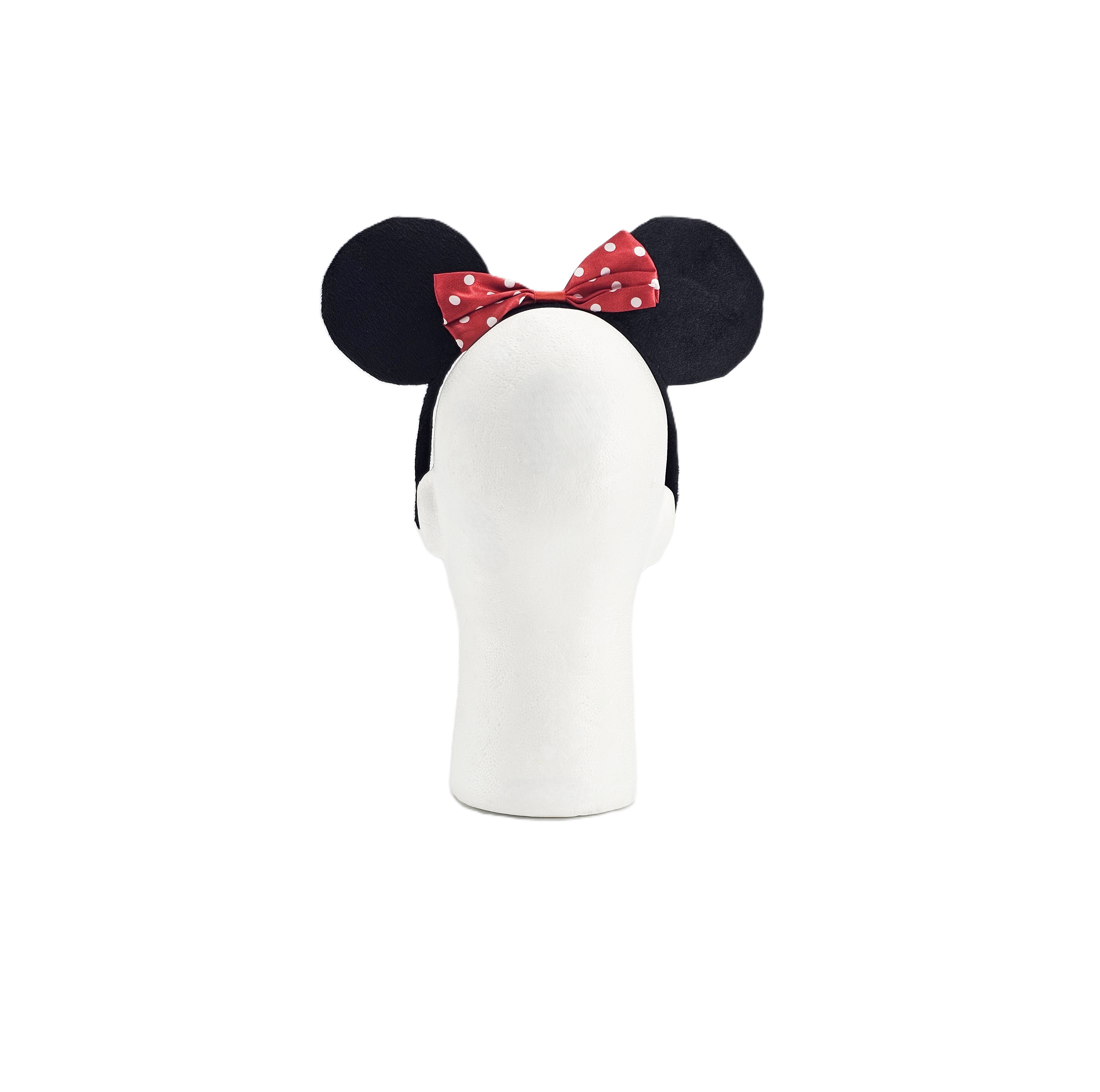 Disney Minnie Mouse Ears Headband Red Bow