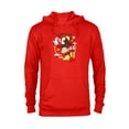 thumbnail image 1 of Disney Minnie Mouse Earth Day Clouds Flowers Retro Vintage - Pullover Hoodie for Adults - Customized-Red, 1 of 5