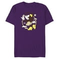 thumbnail image 1 of Disney Minnie Mouse Earth Day Clouds Flowers Retro Vintage - Short Sleeve Blended T-Shirt for Adults - Customized-Purple, 1 of 5