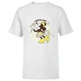 thumbnail image 1 of Disney Minnie Mouse Earth Day Clouds Flowers Retro Vintage - Short Sleeve T-Shirt for Kids - Customized-White, 1 of 5