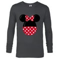 thumbnail image 1 of Disney Minnie Mouse Easter Egg - Long Sleeve T-Shirt for Men - Customized-Charcoal Heather, 1 of 5