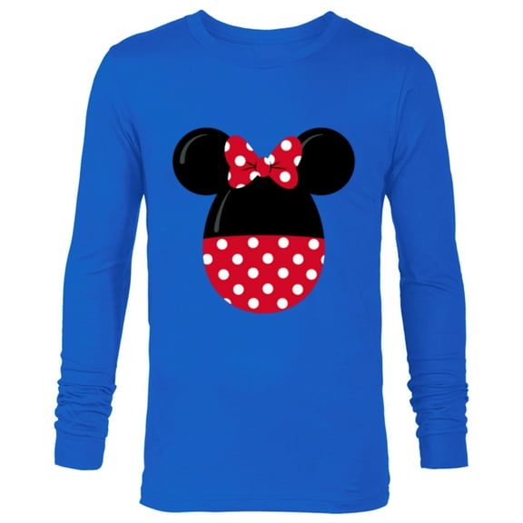 Disney Minnie Mouse Easter Egg - Long Sleeve T-Shirt for Men - Customized-Navy