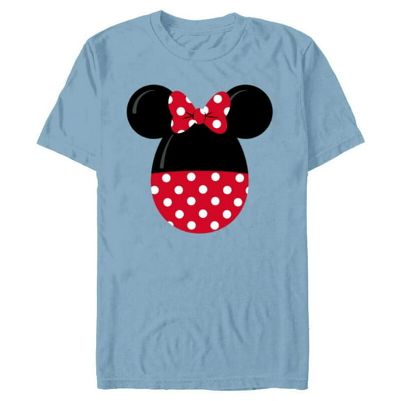 Disney Minnie Mouse Easter Egg - Short Sleeve Blended T-Shirt for Adults - Customized-Ocean Blue