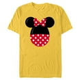 thumbnail image 1 of Disney Minnie Mouse Easter Egg - Short Sleeve Blended T-Shirt for Adults - Customized-Yellow, 1 of 5