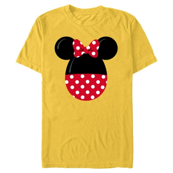 Disney Minnie Mouse Easter Egg - Short Sleeve Blended T-Shirt for Adults - Customized-Yellow