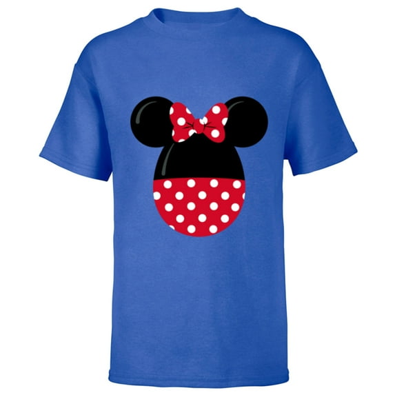 Disney Minnie Mouse Easter Egg - Short Sleeve T-Shirt for Kids - Customized-Royal