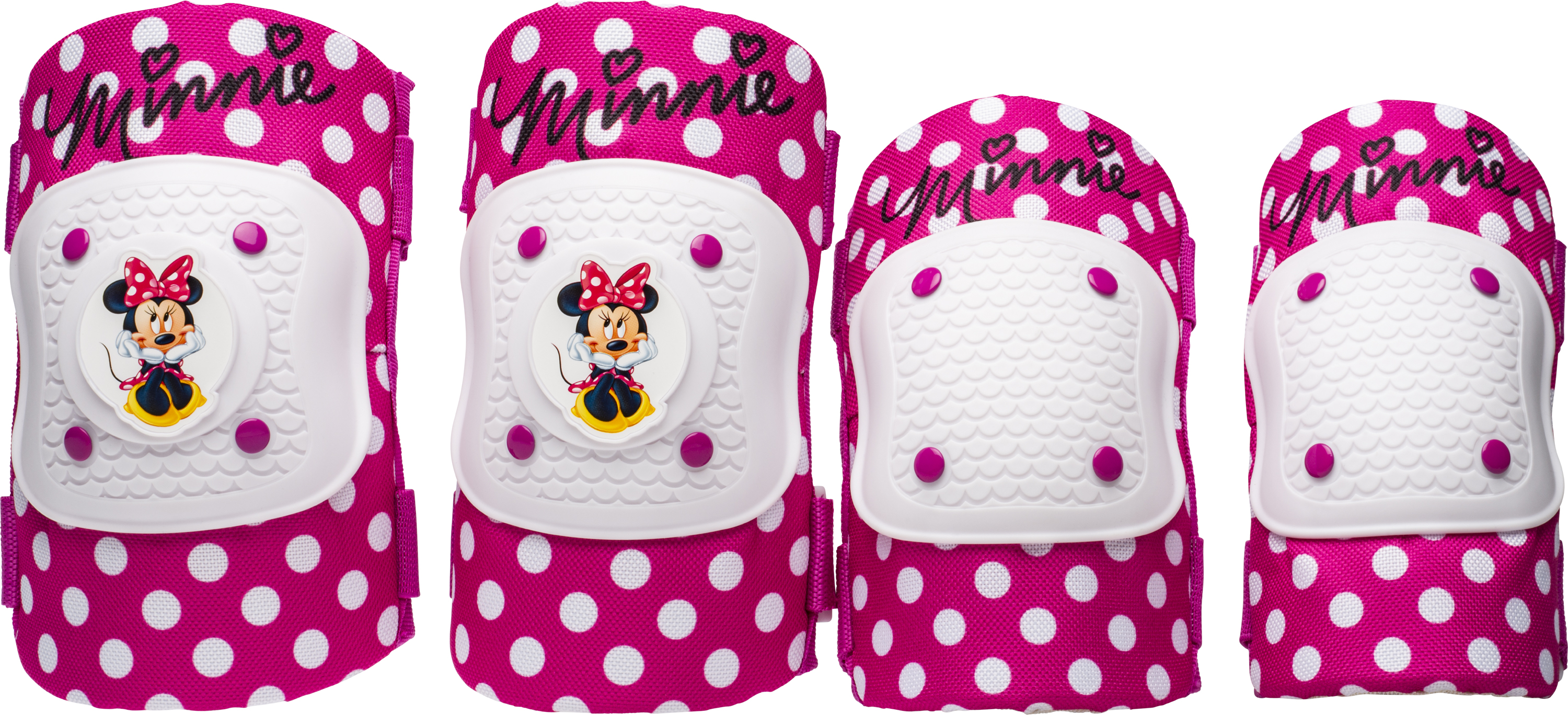 Disney Minnie Mouse Elbow & Knee Pad Set with Bike Bell Value Pack - image 1 of 5