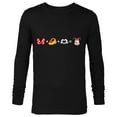thumbnail image 1 of Disney Minnie Mouse Emoji Code Formula - Long Sleeve T-Shirt for Men - Customized-Black, 1 of 5