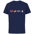 thumbnail image 1 of Disney Minnie Mouse Emoji Code Formula - Short Sleeve Cotton T-Shirt for Adults - Customized-Navy, 1 of 5