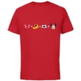 thumbnail image 1 of Disney Minnie Mouse Emoji Code Formula - Short Sleeve Cotton T-Shirt for Adults - Customized-Red, 1 of 5