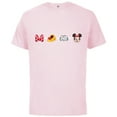 thumbnail image 1 of Disney Minnie Mouse Emoji Code Formula - Short Sleeve Cotton T-Shirt for Adults - Customized-Soft Pink, 1 of 5