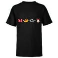 thumbnail image 1 of Disney Minnie Mouse Emoji Code Formula - Short Sleeve T-Shirt for Kids - Customized-Black, 1 of 5