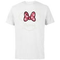 thumbnail image 1 of Disney Minnie Mouse Esposa Head Icon Magic Family Spanish- Short Sleeve Cotton T-Shirt for Adults - Customized-White, 1 of 5