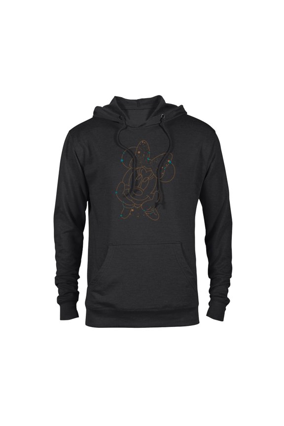 Minnie Mouse Face Constellation - Pullover Hoodie for Adults - Customized-Black