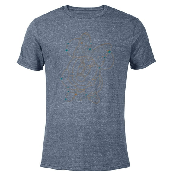 Disney Minnie Mouse Face Constellation - Short Sleeve Blended T-Shirt for Adults - Customized-Navy Heather