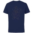 thumbnail image 1 of Disney Minnie Mouse Face Constellation - Short Sleeve Cotton T-Shirt for Adults - Customized-Navy, 1 of 5