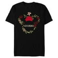 thumbnail image 1 of Disney Minnie Mouse Family Holiday (Grandma) - Short Sleeve Blended T-Shirt for Adults - Customized-Black, 1 of 5