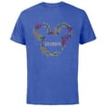 thumbnail image 1 of Disney Minnie Mouse Family Holiday (Grandpa) - Short Sleeve Cotton T-Shirt for Adults - Customized-Royal Heather, 1 of 5