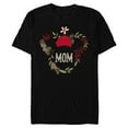 thumbnail image 1 of Disney Minnie Mouse Family Holiday (Mom) - Short Sleeve Blended T-Shirt for Adults - Customized-Black, 1 of 5