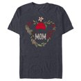 thumbnail image 1 of Disney Minnie Mouse Family Holiday (Mom) - Short Sleeve Blended T-Shirt for Adults - Customized-Navy Heather, 1 of 5