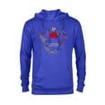 thumbnail image 1 of Disney Minnie Mouse Family Holiday (Sister) - Pullover Hoodie for Adults - Customized-Royal, 1 of 5