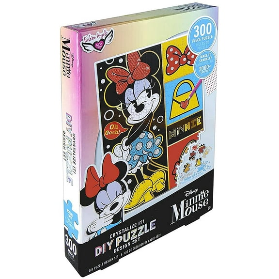 Disney Minnie Mouse Fashion Angels Crystalize It! DIY Puzzle Design Kit