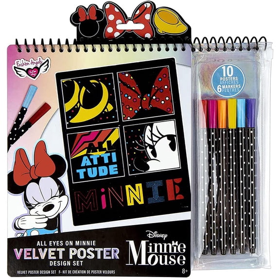 Disney Minnie Mouse Fashion Angels Velvet Poster Set