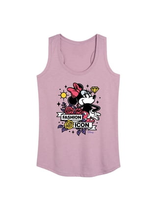 Disney Minnie Mouse Polka Dots Bow Girls Tank - PURPLE