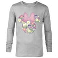thumbnail image 1 of Disney Minnie Mouse February Birth Month Birthstone & Flower - Long Sleeve T-Shirt for Men - Customized-Athletic Heather, 1 of 5