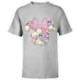 thumbnail image 1 of Disney Minnie Mouse February Birth Month Birthstone & Flower - Short Sleeve T-Shirt for Kids - Customized-Athletic Heather, 1 of 5