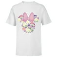 thumbnail image 1 of Disney Minnie Mouse February Birth Month Birthstone & Flower - Short Sleeve T-Shirt for Kids - Customized-White, 1 of 5
