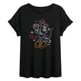 thumbnail image 1 of Disney - Minnie Mouse - Feeling Good with Heart Glasses - Juniors Ideal Flowy Muscle T-Shirt, 1 of 5