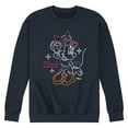 thumbnail image 1 of Disney - Minnie Mouse - Feeling Good with Heart Glasses - Men's Crew Neck Fleece Pullover, 1 of 5