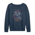 thumbnail image 1 of Disney - Minnie Mouse - Feeling Good with Heart Glasses - Women's Lightweight French Terry Long Sleeve Shirt, 1 of 4