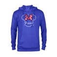 thumbnail image 1 of Disney Minnie Mouse Fiancée Head Icon Magic Engagement Trip- Pullover Hoodie for Adults - Customized-Royal, 1 of 5