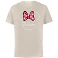 thumbnail image 1 of Disney Minnie Mouse Fiancée Head Icon Magic Engagement Trip- Short Sleeve Cotton T-Shirt for Adults - Customized-Natural, 1 of 5