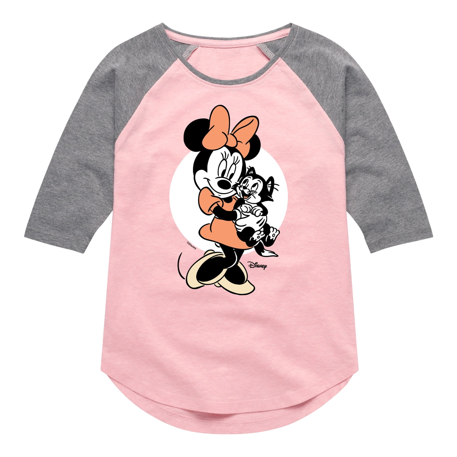 Babyhug Disney Cotton Half Sleeve T-Shirt With Minnie Mouse Graphics - White main image 0